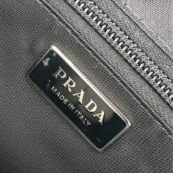 Prada Black Medium Padded Re-Nylon Triangle Shoulder Bag