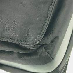 Prada Black Medium Padded Re-Nylon Triangle Shoulder Bag