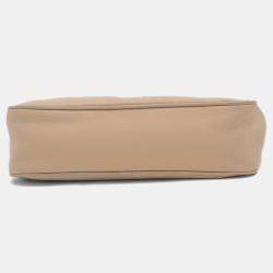 Prada Beige Nylon Re-Edition Shoulder Bag