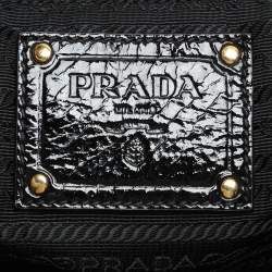 Prada Multicolor Patchwork Nylon Swing Tote