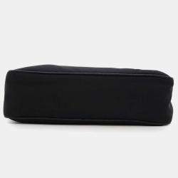 Prada Black Nylon Leather Re-Edition 2005 Shoulder Bag