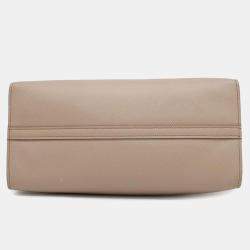 Prada Jasmin Flower Leather Mono Chrome 2 Way Bag