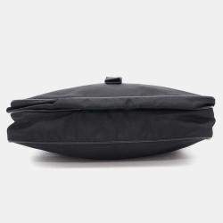 Prada Black Nylon Messenger Bag