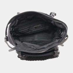 Prada Black Nylon Shoulder Bag