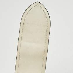 Prada White Leather Cahier Flap Shoulder Bag