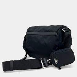 Prada Black Nylon Re-Nylon Crossbody Bag