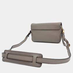 Prada Beige Leather Vitello Phoenix Crossbody Bag