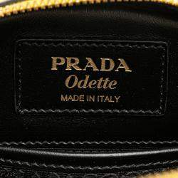 Prada Yellow Saffiano Lux Odette Satchel