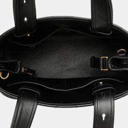 Prada Black Small Quilted Lambskin Satchel