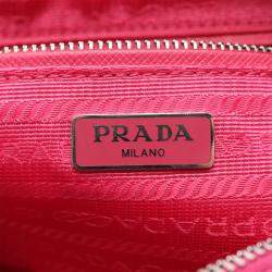 Prada Pink Impuntu Tessuto Camera Bag