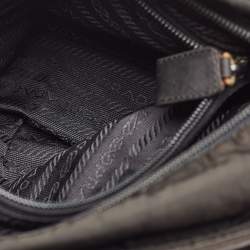 Prada Black Tessuto City Zip Tote