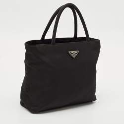 Prada Black Tessuto City Zip Tote