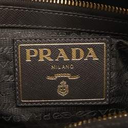 Prada Dark Brown/Beige Leopard Print Calfhair, Leather and Fur Bowler Bag