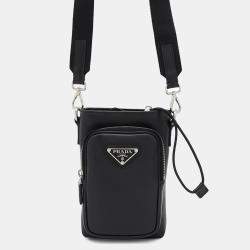 Prada Black Leather Smartphone Case