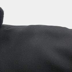 Prada Re-Nylon Triangle Logo Pet Bag Black Nylon