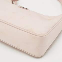 Pre Owned Prada Light Pink Nylon Re-Edition 2000 Shoulder Bag