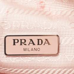 Pre Owned Prada Light Pink Nylon Re-Edition 2000 Shoulder Bag
