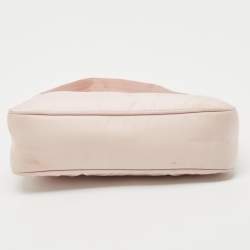 Pre Owned Prada Light Pink Nylon Re-Edition 2000 Shoulder Bag