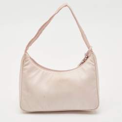 Pre Owned Prada Light Pink Nylon Re-Edition 2000 Shoulder Bag