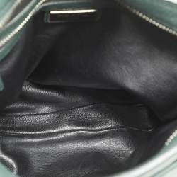 Prada Green Vitello Daino Leather Messenger Bag
