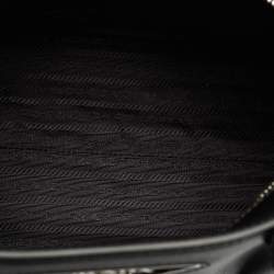 Prada Black Saffiano Cuir and City Leather Kristen Tote