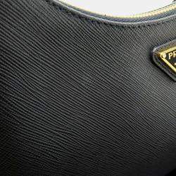 Prada Re-Edition 2005 Black Saffiano Leather Shoulder Bag