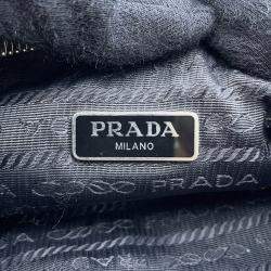 Prada Shoulder Bag Re-Edition 2005 Black Nylon