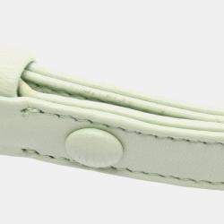 Prada Green Satin Crystal Embellished Triangle Pouch