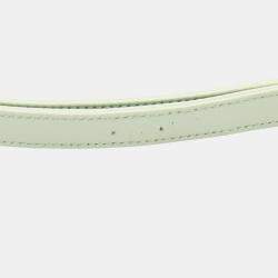 Prada Green Satin Crystal Embellished Triangle Pouch