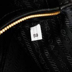 Prada Grey Saffiano and City Calf Esplanade Bag