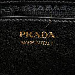 Prada Grey Saffiano and City Calf Esplanade Bag