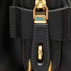 Prada Grey Saffiano and City Calf Esplanade Bag