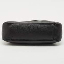 Prada Black Vitello Leather Shoulder Bag