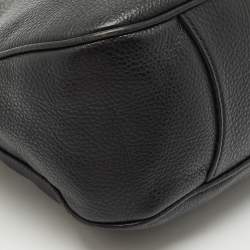 Prada Black Vitello Leather Shoulder Bag
