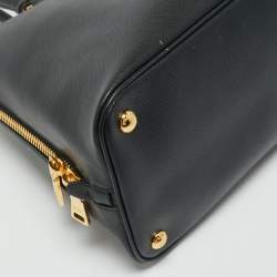 Prada Black Saffiano Leather Large Promenade Satchel