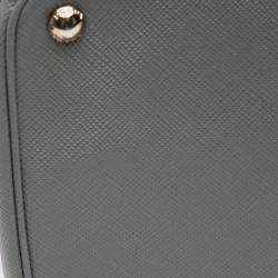 Prada Saffiano Cuir Turnlock Twin Satchel