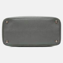 Prada Saffiano Cuir Turnlock Twin Satchel