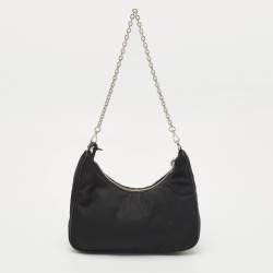Prada Black Nylon Re-Edition 2005 Shoulder Bag