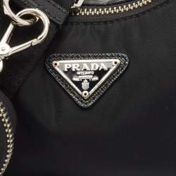 Prada Black Nylon Re-Edition 2005 Shoulder Bag