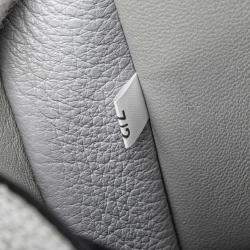 Prada White Vitello Daino Dynamique Hobo