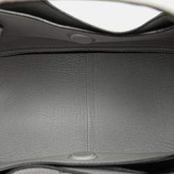 Prada White Vitello Daino Dynamique Hobo