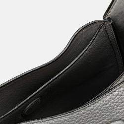 Prada White Vitello Daino Dynamique Hobo