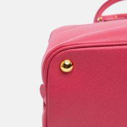 Prada Pink Medium Saffiano Lux Promenade Satchel