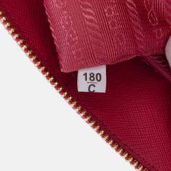 Prada Pink Medium Saffiano Lux Promenade Satchel