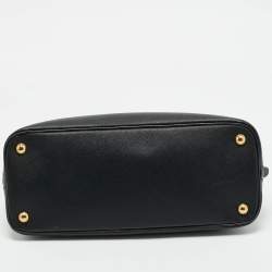 Pre Owned Prada Black Saffiano Leather Medium Promenade Satchel