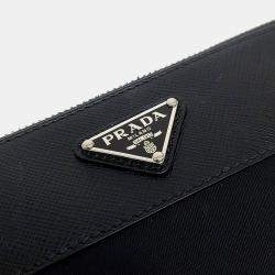 Pre Owned Prada Black Nylon Re-Nylon Pouch