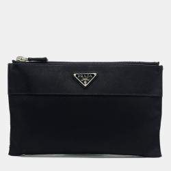 Prada Black Nylon Re-Nylon Pouch