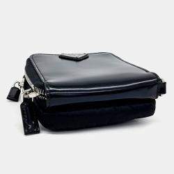 Prada Black Nylon Phone Holder Crossbody Bag