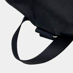 Prada Black Nylon two pocket backpack