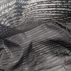 Prada Black Nylon two pocket backpack